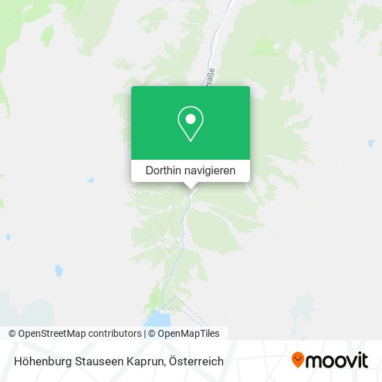 Höhenburg Stauseen Kaprun Karte