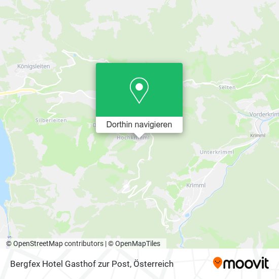 Bergfex Hotel Gasthof zur Post Karte