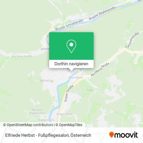 Elfriede Herbst - Fußpflegesalon Karte