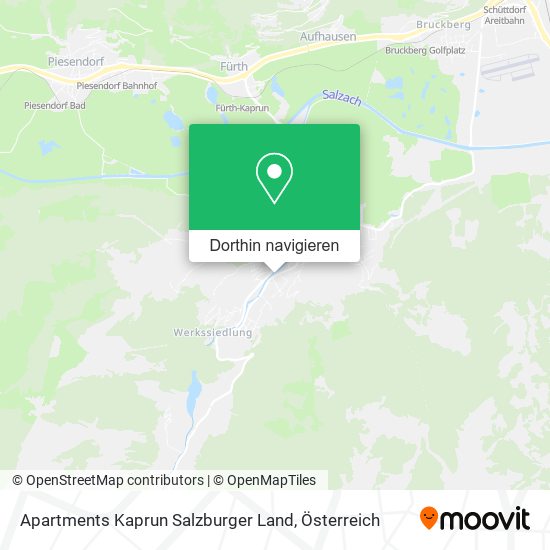 Apartments Kaprun Salzburger Land Karte