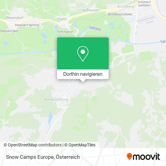 Snow Camps Europe Karte