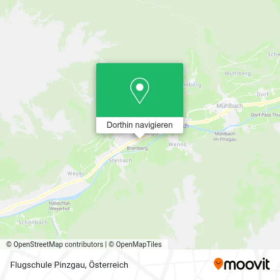 Flugschule Pinzgau Karte