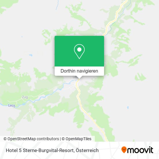Hotel 5 Sterne-Burgvital-Resort Karte