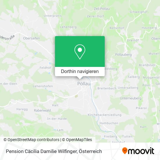 Pension Cäcilia Damilie Wilfinger Karte