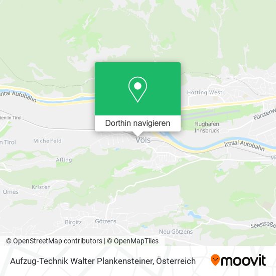 Aufzug-Technik Walter Plankensteiner Karte