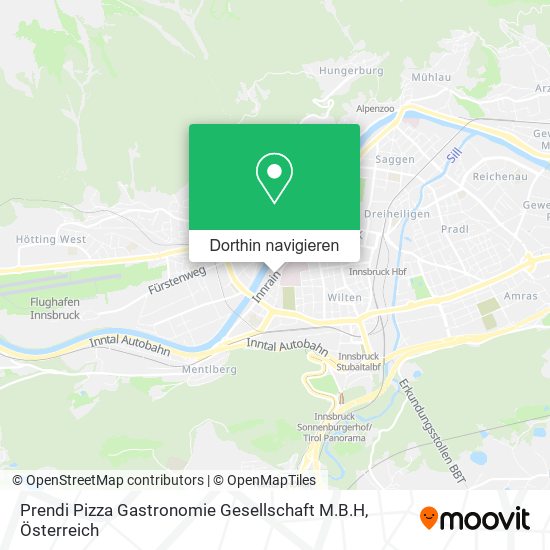 Prendi Pizza Gastronomie Gesellschaft M.B.H Karte