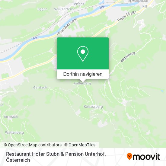 Restaurant Hofer Stubn & Pension Unterhof Karte
