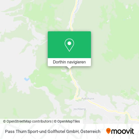 Pass Thurn Sport-und Golfhotel GmbH Karte