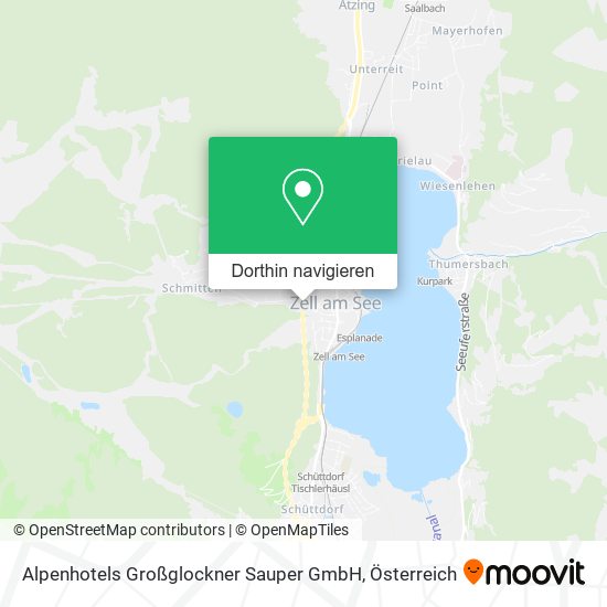 Alpenhotels Großglockner Sauper GmbH Karte