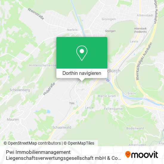 Pwi Immobilienmanagement Liegenschaftsverwertungsgesellschaft mbH & Co KG Karte