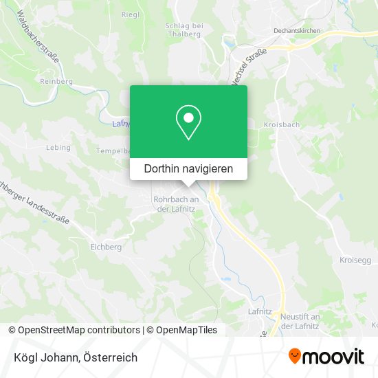 Kögl Johann Karte