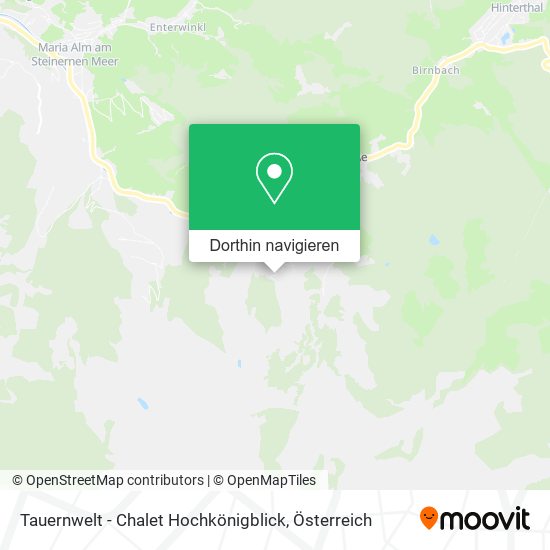 Tauernwelt - Chalet Hochkönigblick Karte