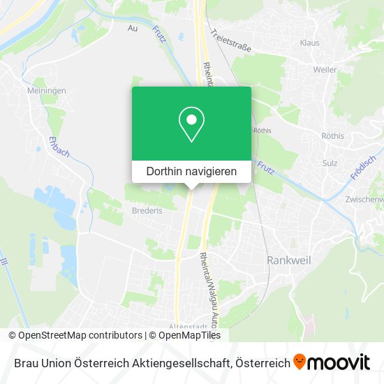 Brau Union Österreich Aktiengesellschaft Karte