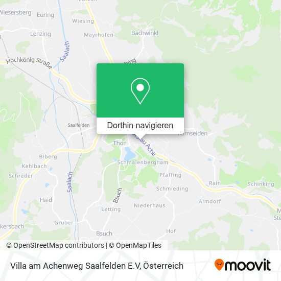 Villa am Achenweg Saalfelden E.V Karte