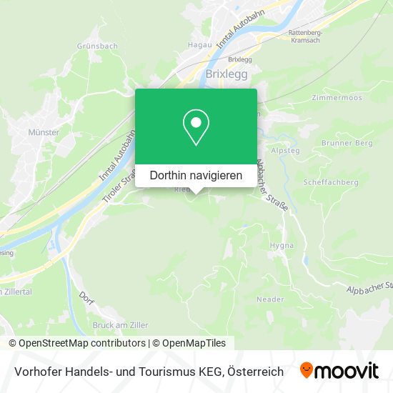 Vorhofer Handels- und Tourismus KEG Karte