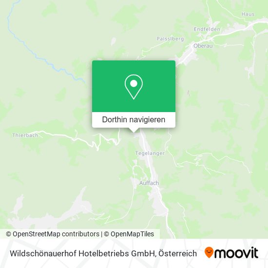 Wildschönauerhof Hotelbetriebs GmbH Karte
