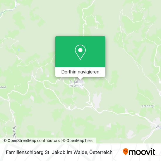 Familienschiberg St. Jakob im Walde Karte
