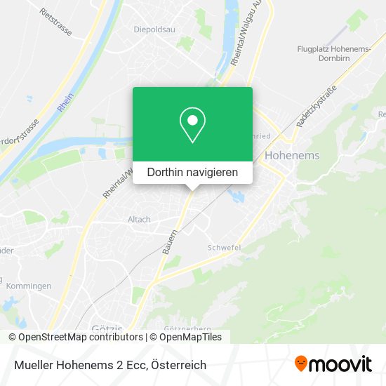 Mueller Hohenems 2 Ecc Karte