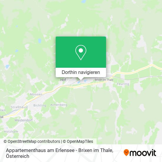 Appartementhaus am Erlensee - Brixen im Thale Karte