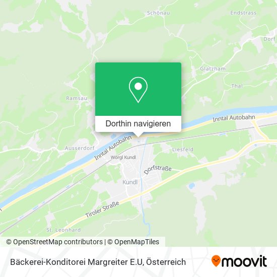 Bäckerei-Konditorei Margreiter E.U Karte