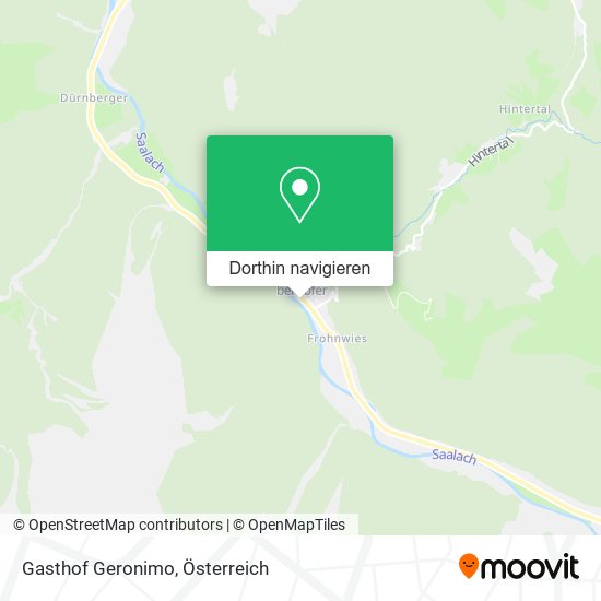 Gasthof Geronimo Karte