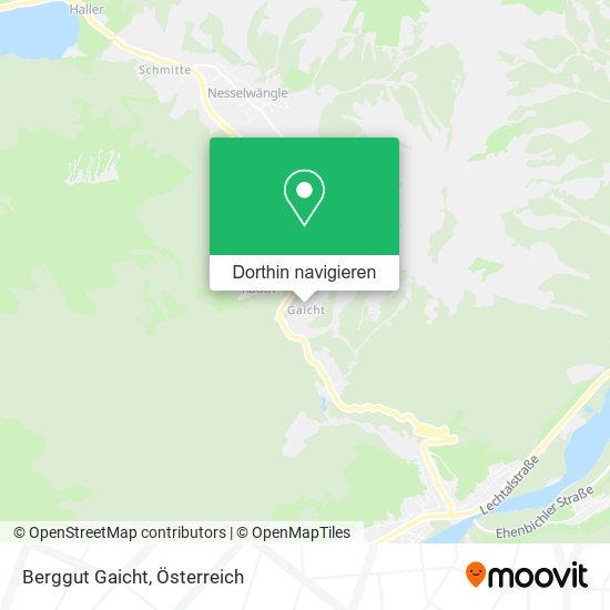 Berggut Gaicht Karte