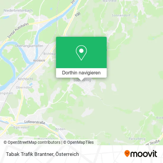 Tabak Trafik Brantner Karte