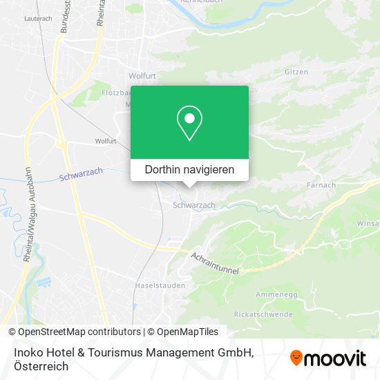 Inoko Hotel & Tourismus Management GmbH Karte