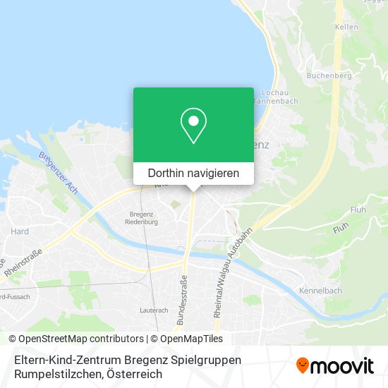Eltern-Kind-Zentrum Bregenz Spielgruppen Rumpelstilzchen Karte