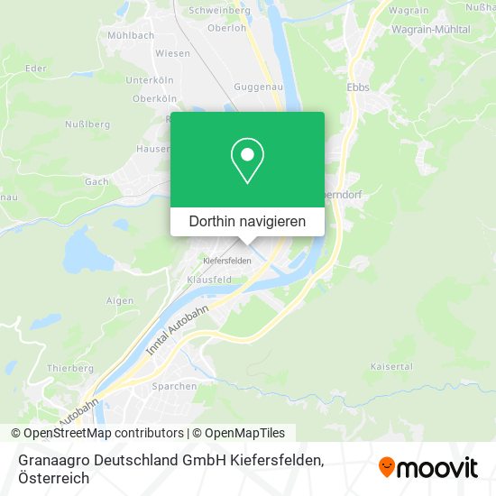 Granaagro Deutschland GmbH Kiefersfelden Karte