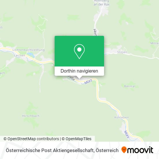 Österreichische Post Aktiengesellschaft Karte