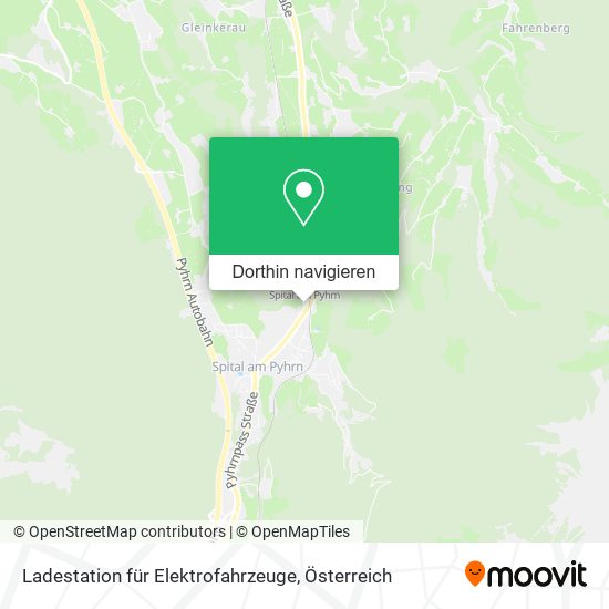 Ladestation für Elektrofahrzeuge Karte