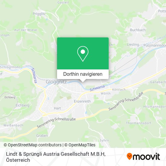 Lindt & Sprüngli Austria Gesellschaft M.B.H Karte
