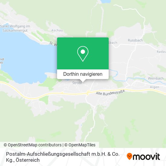 Postalm-Aufschließungsgesellschaft m.b.H. & Co. Kg. Karte
