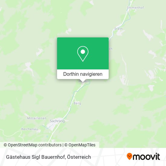 Gästehaus Sigl Bauernhof Karte