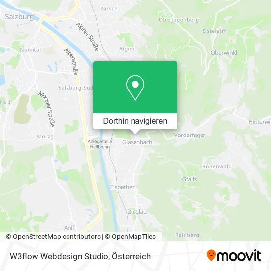 W3flow Webdesign Studio Karte