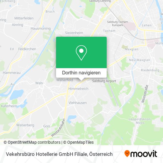 Vekehrsbüro Hotellerie GmbH Filiale Karte