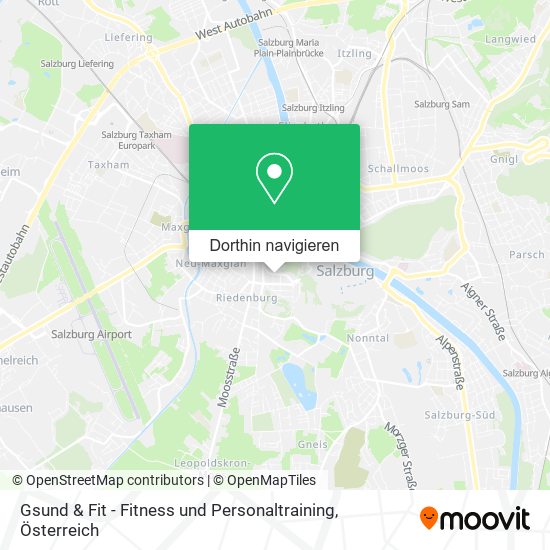 Gsund & Fit - Fitness und Personaltraining Karte