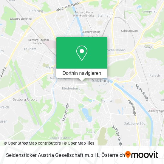 Seidensticker Austria Gesellschaft m.b.H. Karte