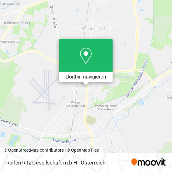 Reifen Ritz Gesellschaft m.b.H. Karte
