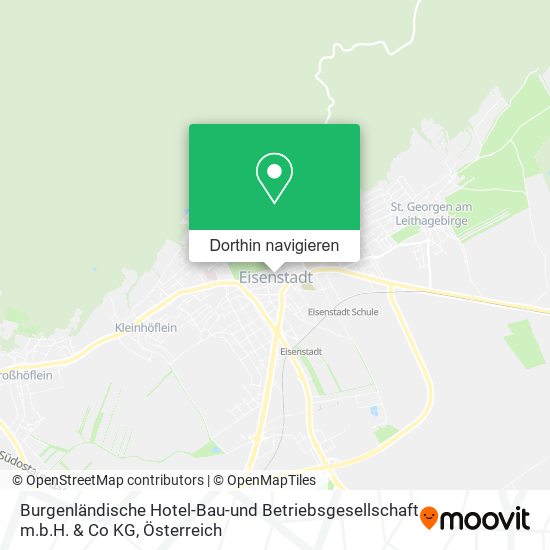 Burgenländische Hotel-Bau-und Betriebsgesellschaft m.b.H. & Co KG Karte