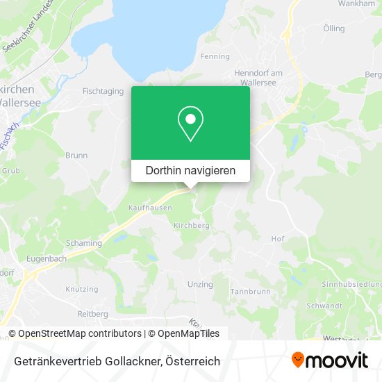 Getränkevertrieb Gollackner Karte