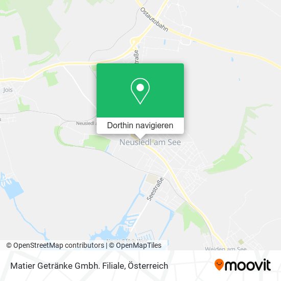 Matier Getränke Gmbh. Filiale Karte