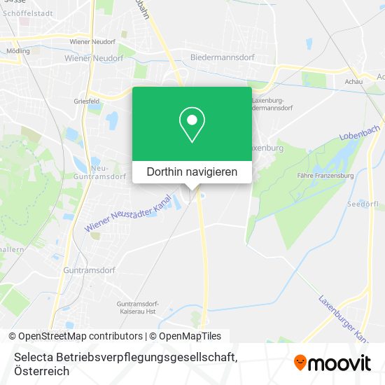 Selecta Betriebsverpflegungsgesellschaft Karte