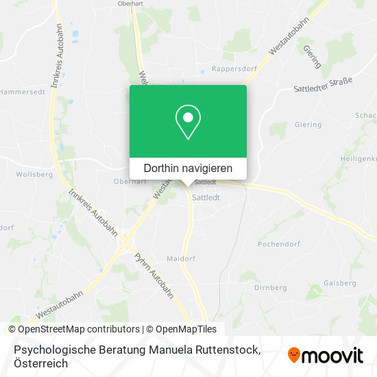 Psychologische Beratung Manuela Ruttenstock Karte