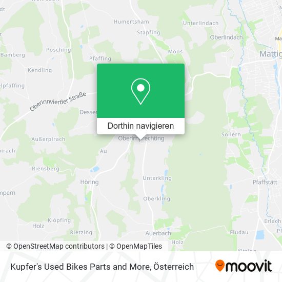 Kupfer's Used Bikes Parts and More Karte