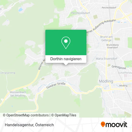 Handelsagentur Karte