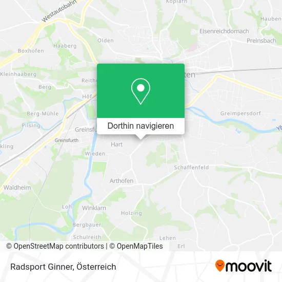 Radsport Ginner Karte