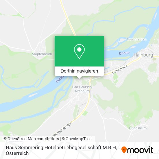 Haus Semmering Hotelbetriebsgesellschaft M.B.H Karte