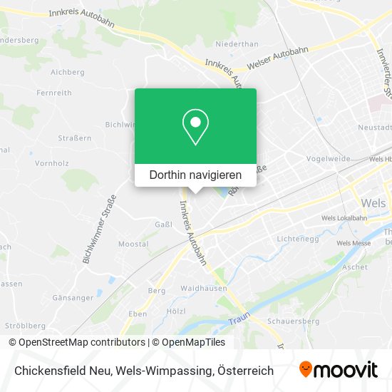 Chickensfield Neu, Wels-Wimpassing Karte